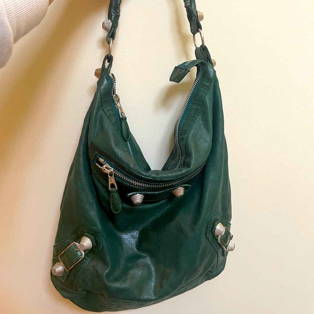 Balenciaga shoulder bag with silver studs